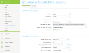 Shoptet - Automatické importy