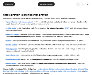 Dolní popisek kategorie - Ukázka (Klient: Protein a CO)
