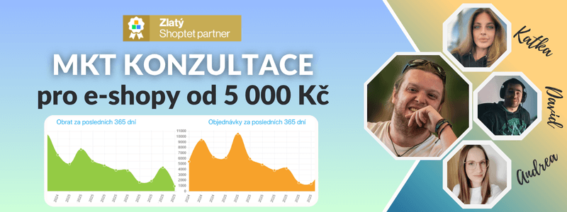 🧠 Marketingové konzultace a audity pro Shoptet e-shopy už od 5 000 Kč (Autor: Tomáš Zahálka)