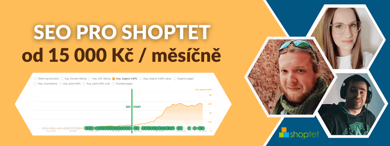 🔎 SEO pro Shoptet už od 15 000 Kč měsíčně (Autor: Tomáš Zahálka)