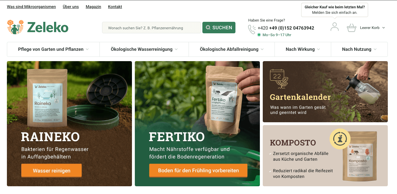 Ukázka SEO a PPC klienta Zeleko a jeho expanze na rakouský trh