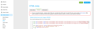 ROBOTS.TXT najdete v sekci Shoptet > Vzhled a obsah > Editor